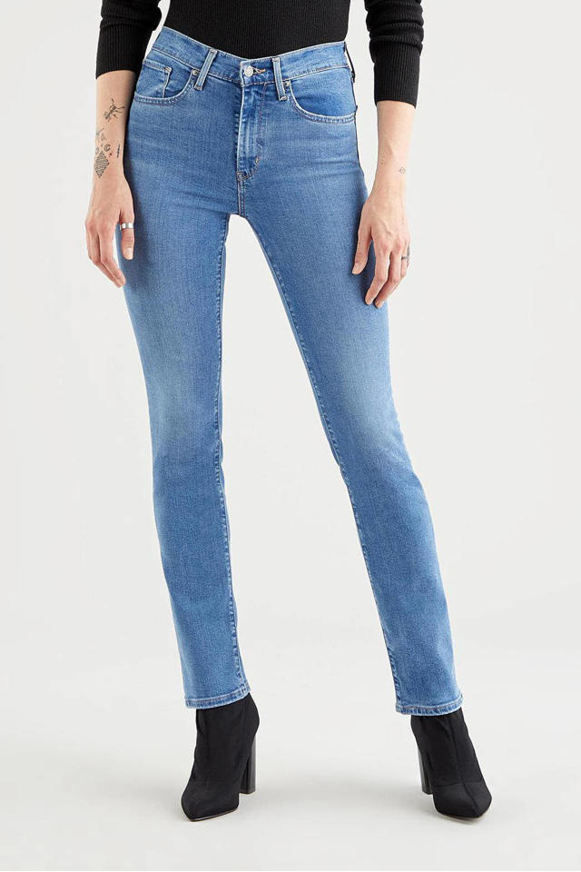 motor instant oud Levi's 724 high waist straight fit jeans rio frost | wehkamp