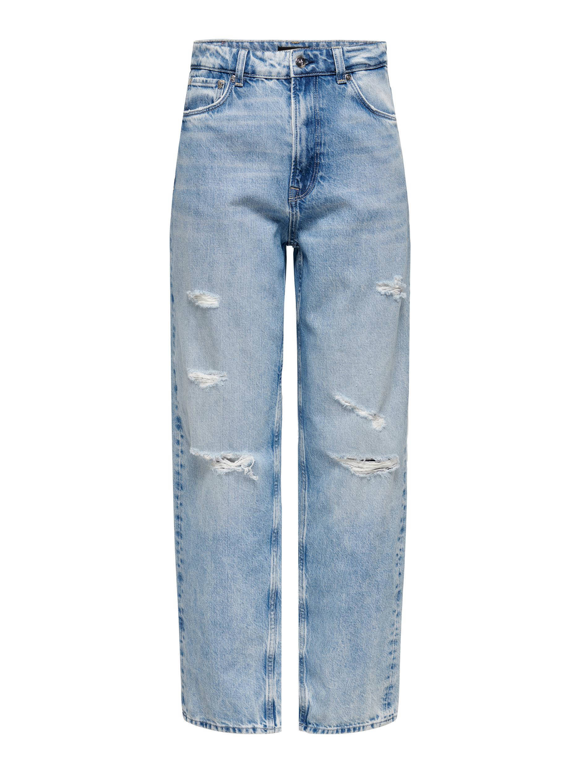 ONLY boyfriend jeans ONLWISER light blue denim | wehkamp