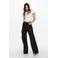 ONLY high waist wide leg jeans ONLHOPE black denim