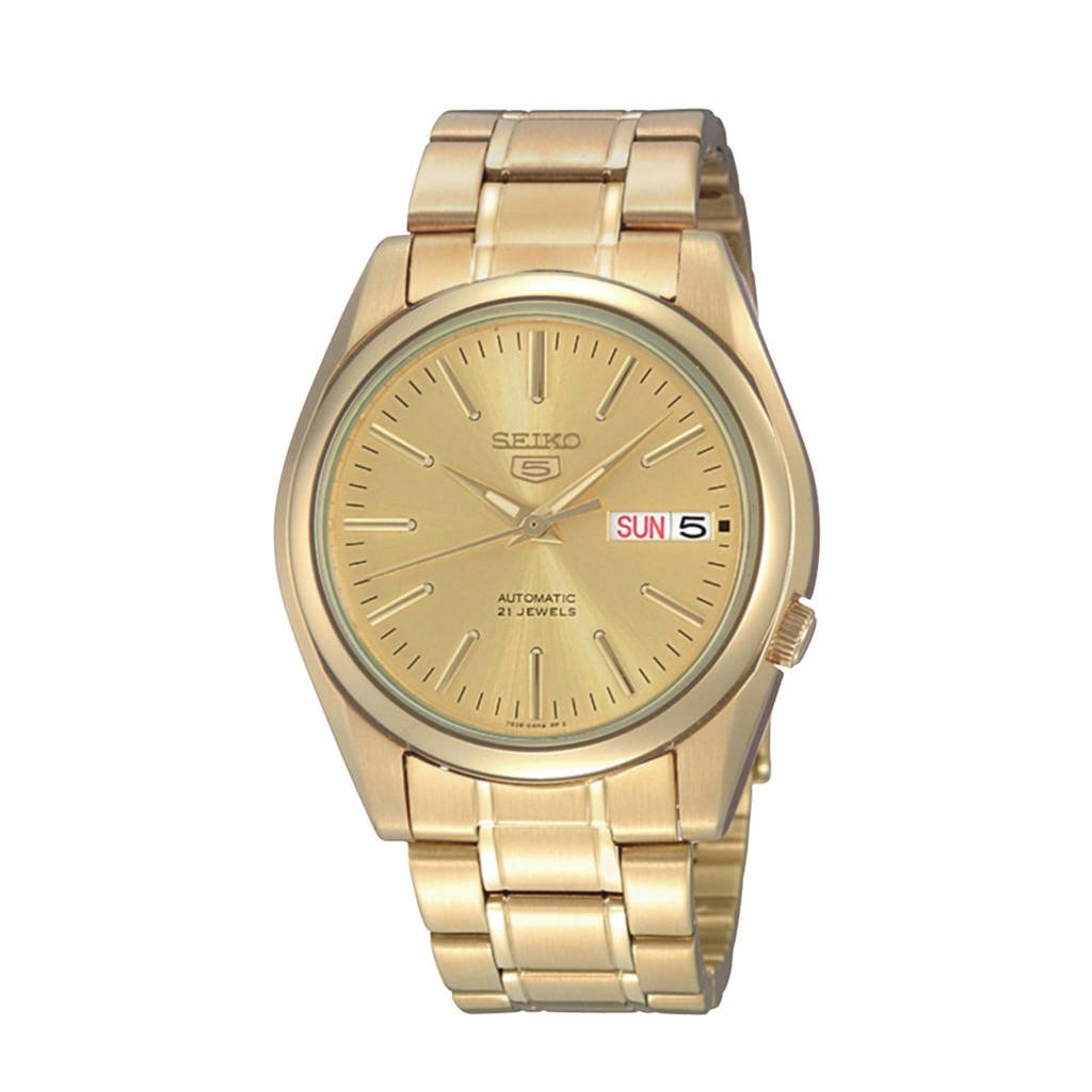 Seiko horloge SNKL48K1 goudkleurig