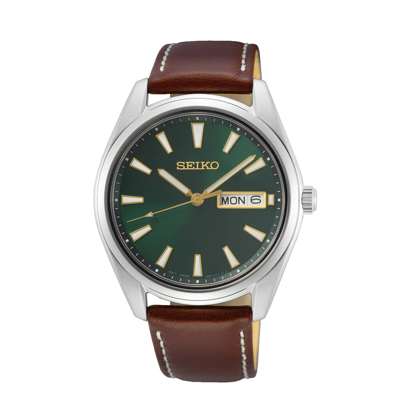 Seiko horloge SUR449P1 bruin | wehkamp