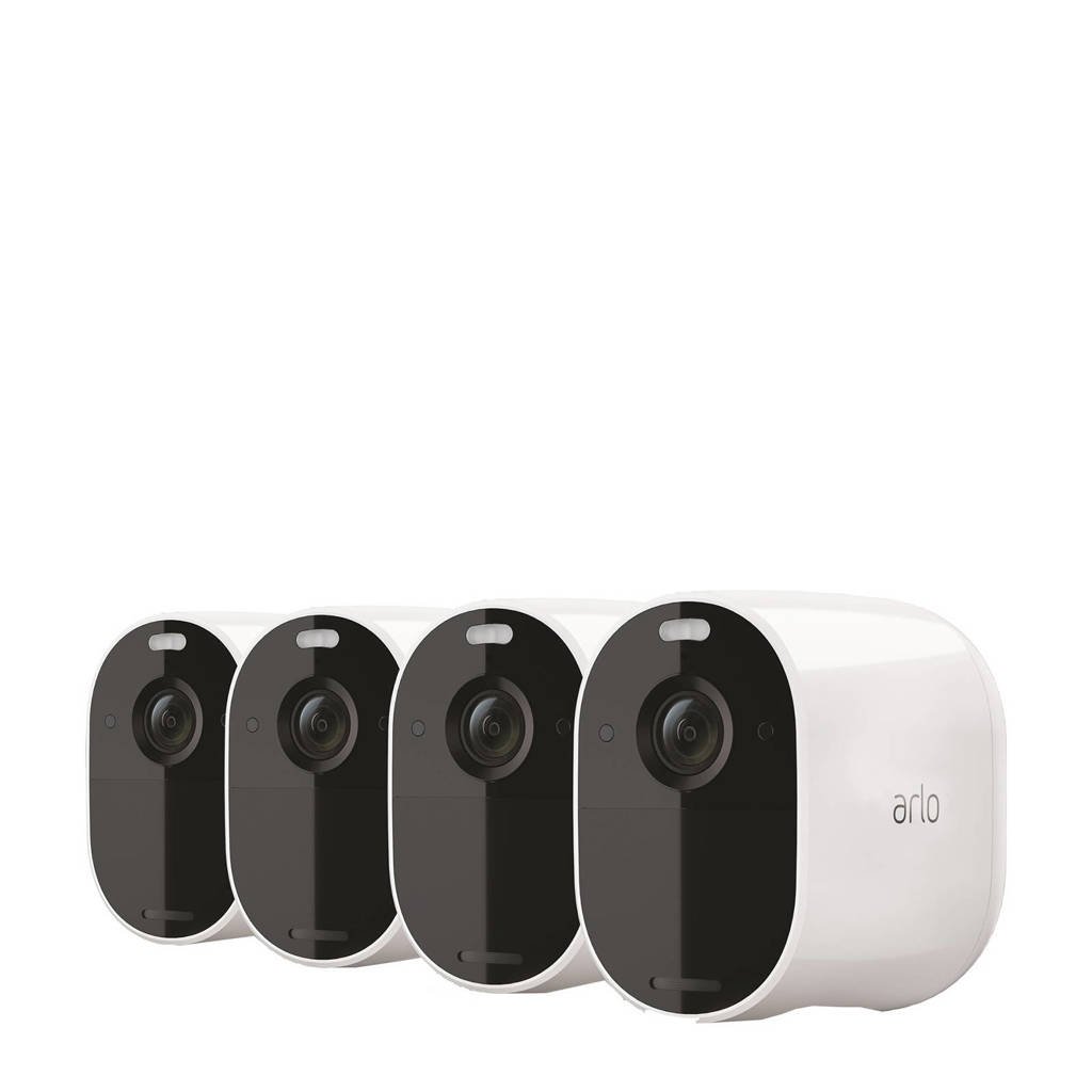 Arlo essential spotlight kit 4-pack beveiligingscamera, Wit