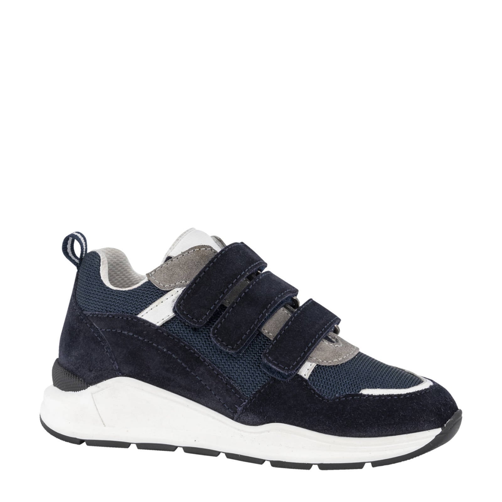 Vty leren sneakers donkerblauw | wehkamp