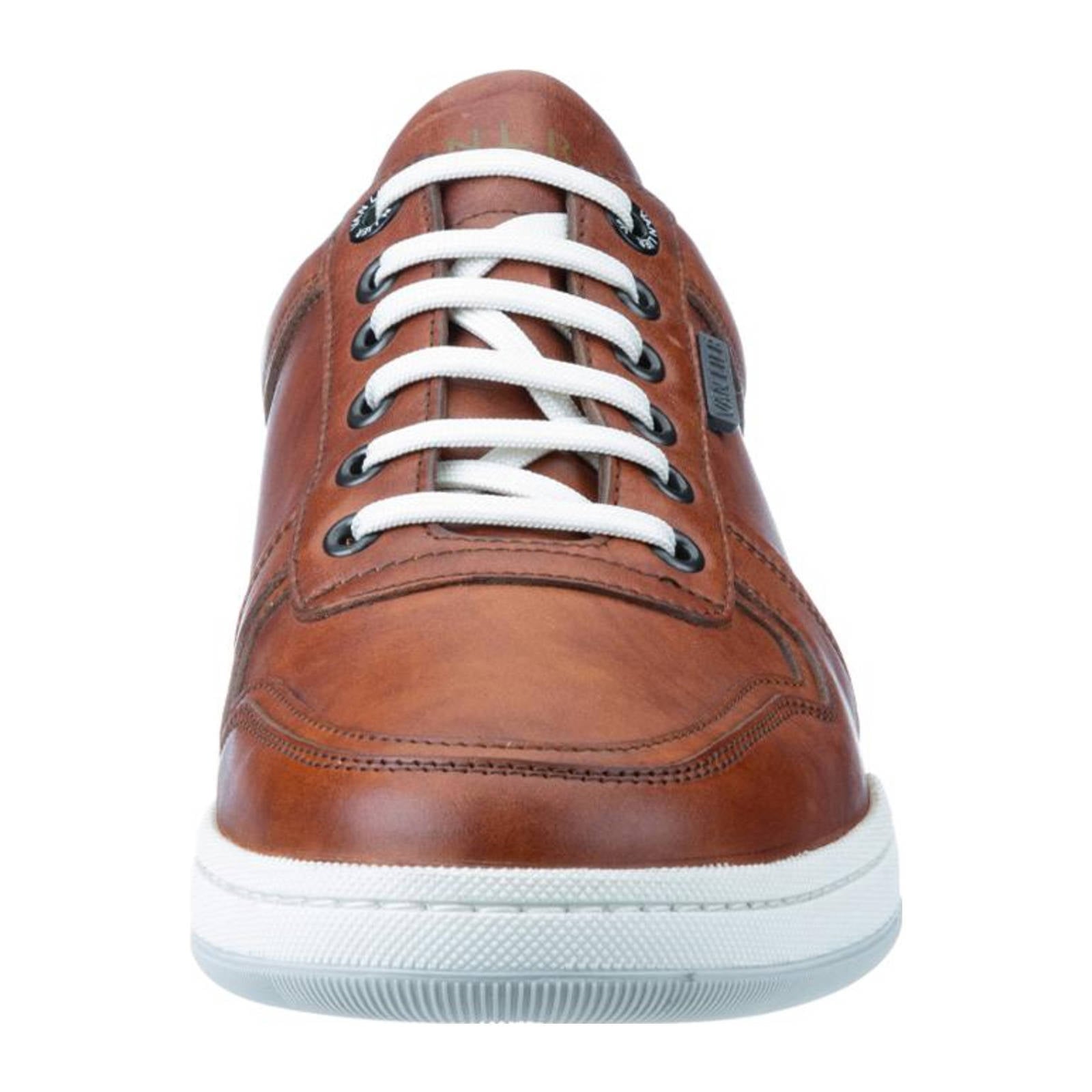 Van Lier Treviso nubuck sneakers cognac | wehkamp