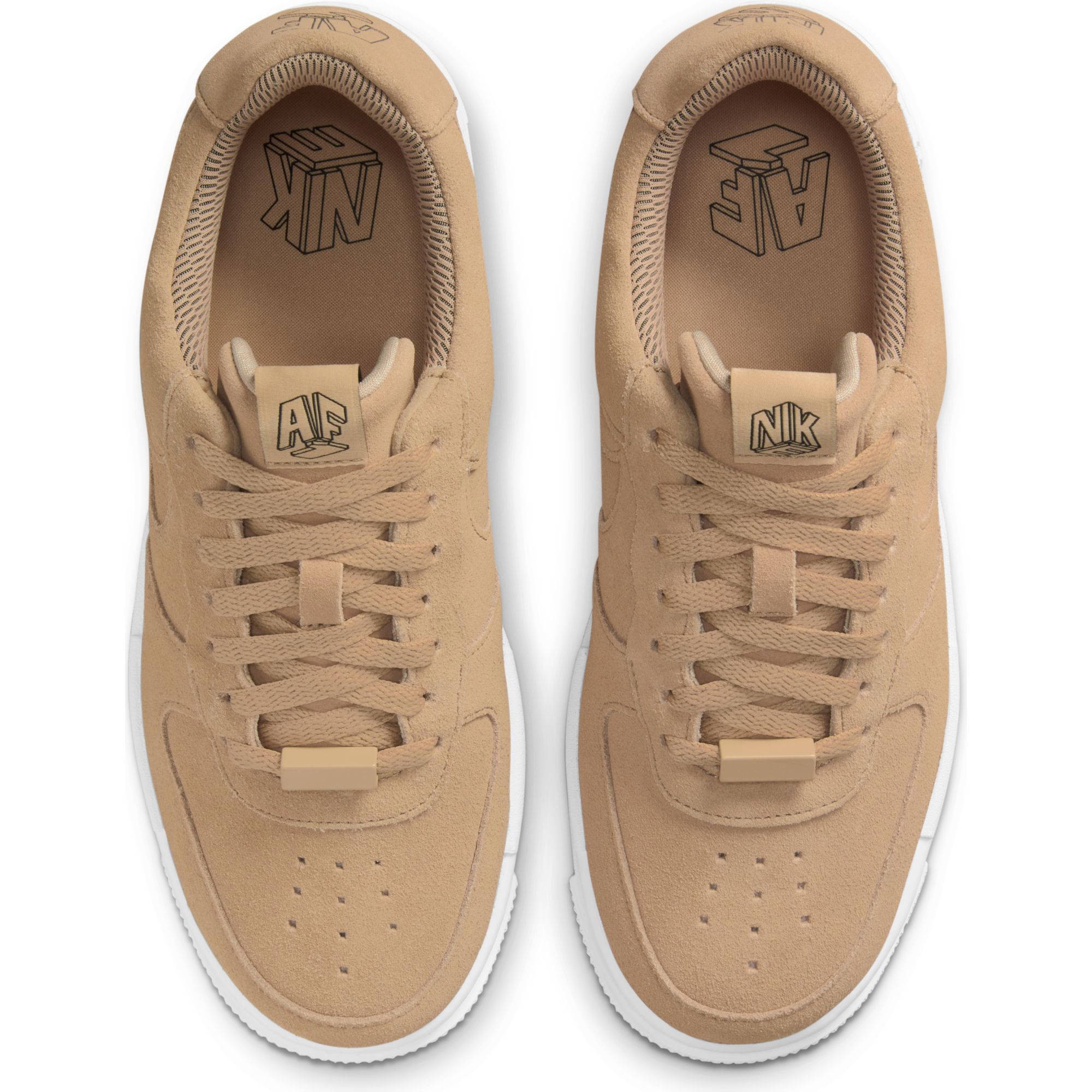 Nike Air Force One SHADOW Camel y Beige