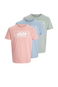 JACK & JONES T-shirt JJFLY - (set van 3)