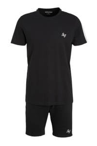 JACK & JONES T-shirt+ short  JJISAAC black