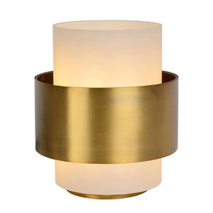 FIRMIN - Tafellamp - Ø20 cm - 1xE27 - Mat Goud / Messing