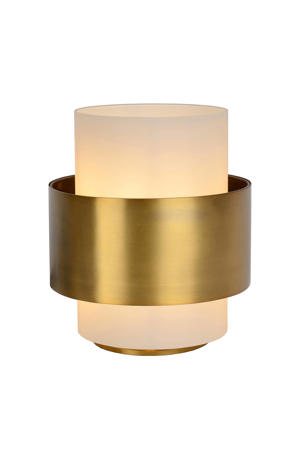 FIRMIN - Tafellamp - Ø20 cm - 1xE27 - Mat Goud / Messing 