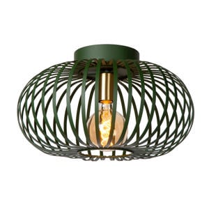 MANUELA - Plafonnière - Ø 40 cm - 1xE27 - Groen