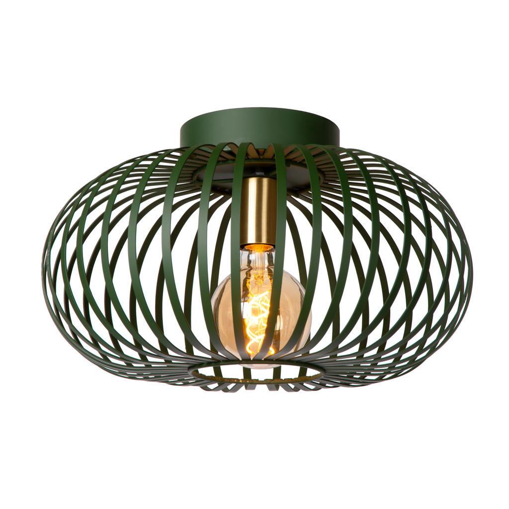 Lucide MANUELA - Plafonnière - Ø 40 cm - 1xE27 - Groen