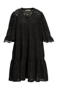 Summum Woman jurk met volant zwart