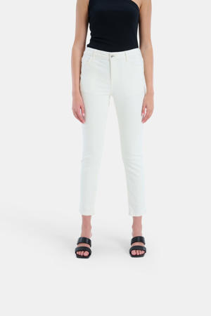 cropped regular waist skinny jeans Ametist Denim white