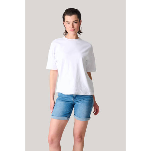 Shoeby slim fit jeans short Liza Denim mediumstone afbeelding