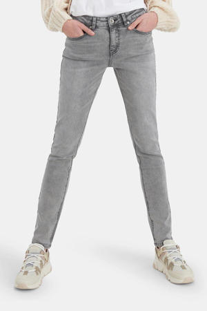 regular waist skinny jeans L34 lightgrey