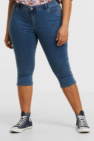 cropped slim fit capri jeans VMTANYA  medium blue denim