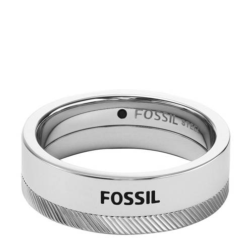 Fossil ring JF03997040 Vintage Casual zilverkleurig