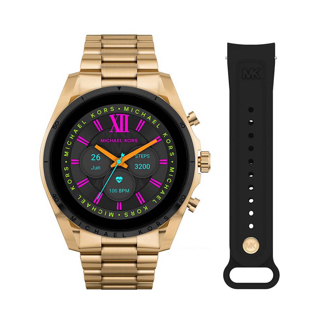 Michael Kors Gen 6 Bradshaw Display Smartwatch MKT5138 goudkleurig, Goudkleurig/zwart