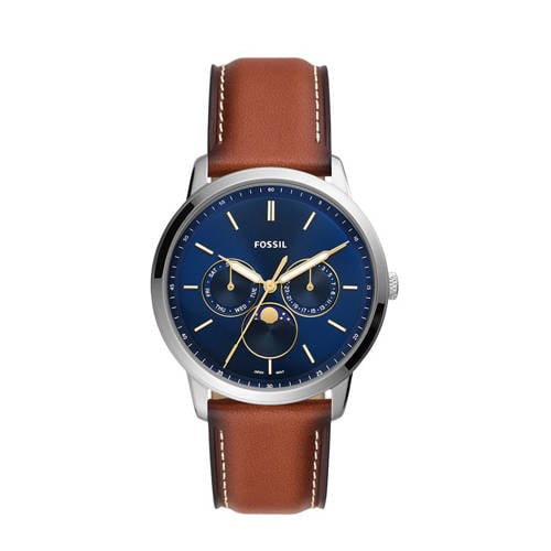 Nacht plotseling oriëntatie Fossil Horloge FS5903 Neutra Minimalist cognac - Vergelijk prijzen