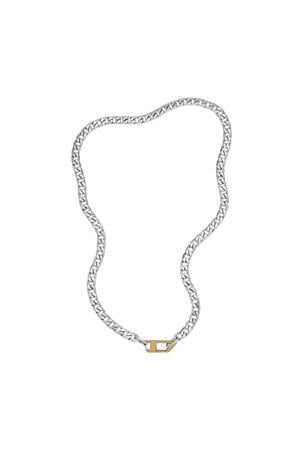 collier DX1343040 Steel zilverkleurig