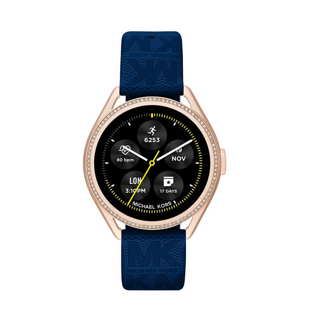 Michael Kors MKGO Gen 5E Display Smartwatch MKT5142 donkerblauw, Donkerblauw/champagne