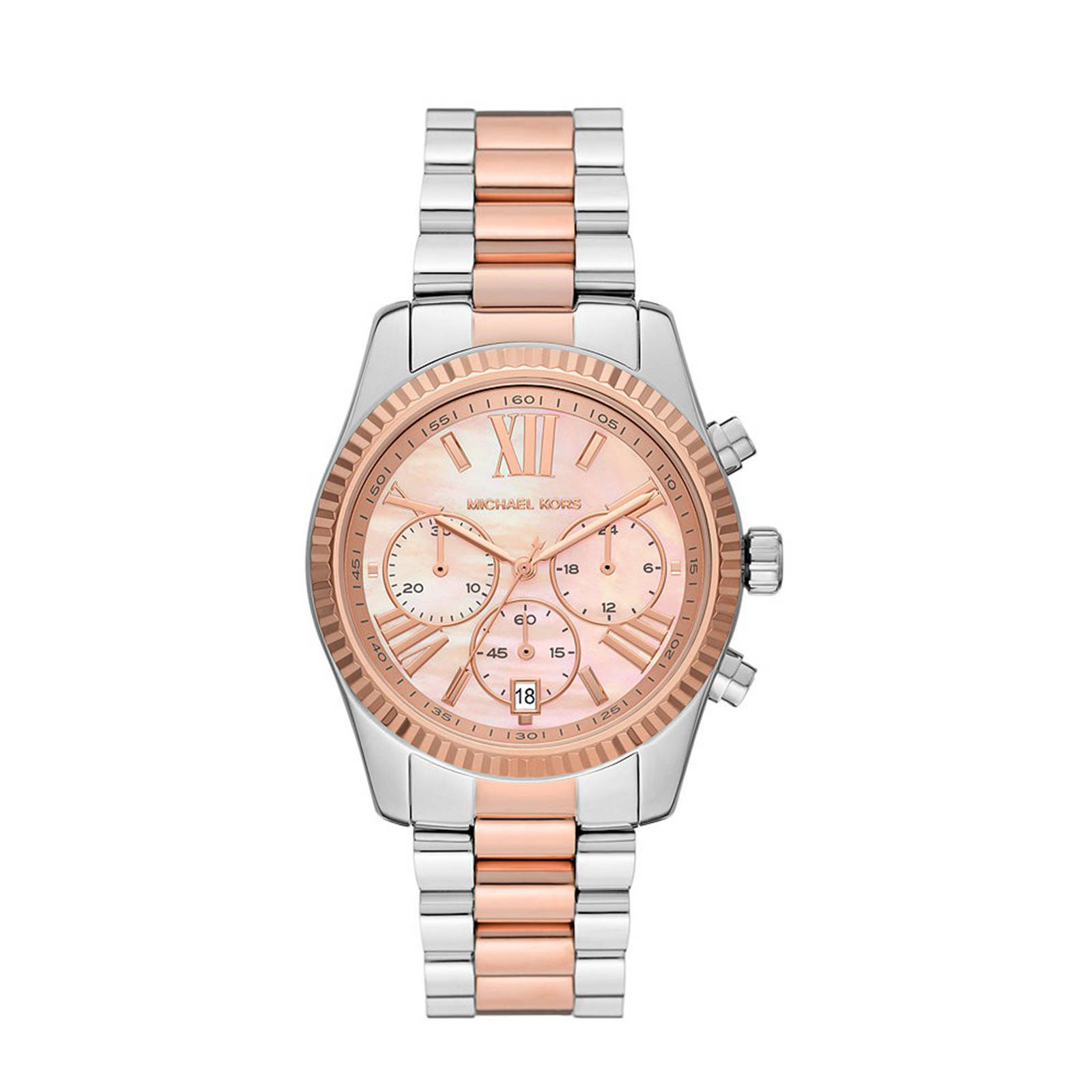 Michael Kors horloge MK7219 Lexington zilverkleurig online kopen