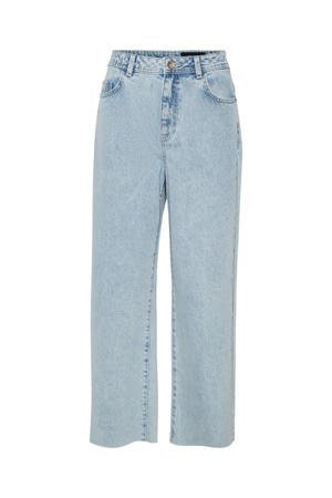 high waist wide leg jeans NMDREW light blue