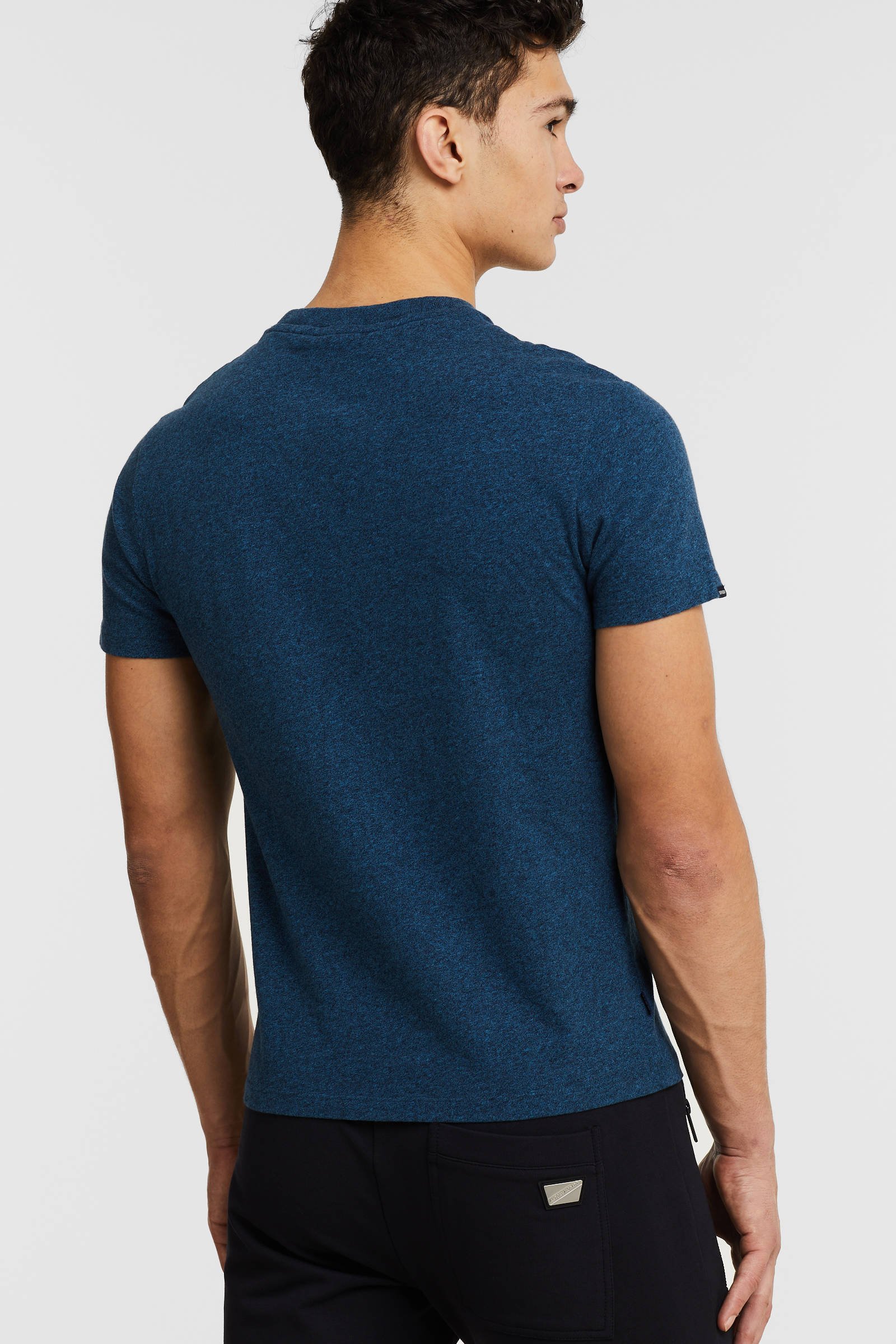 Superdry Vintage Logo Emb Tee 10 T.Shirt , Blauw, Heren online kopen