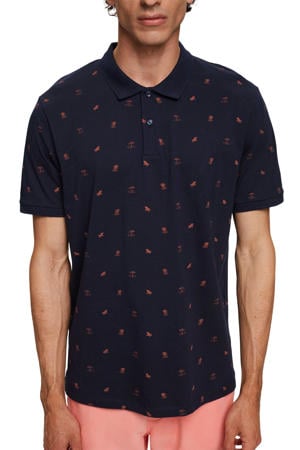 polo met all over print navy