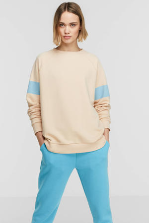 sweater beige/blauw