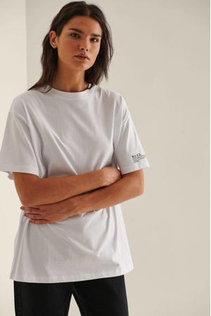 T-shirt van biologisch katoen wit