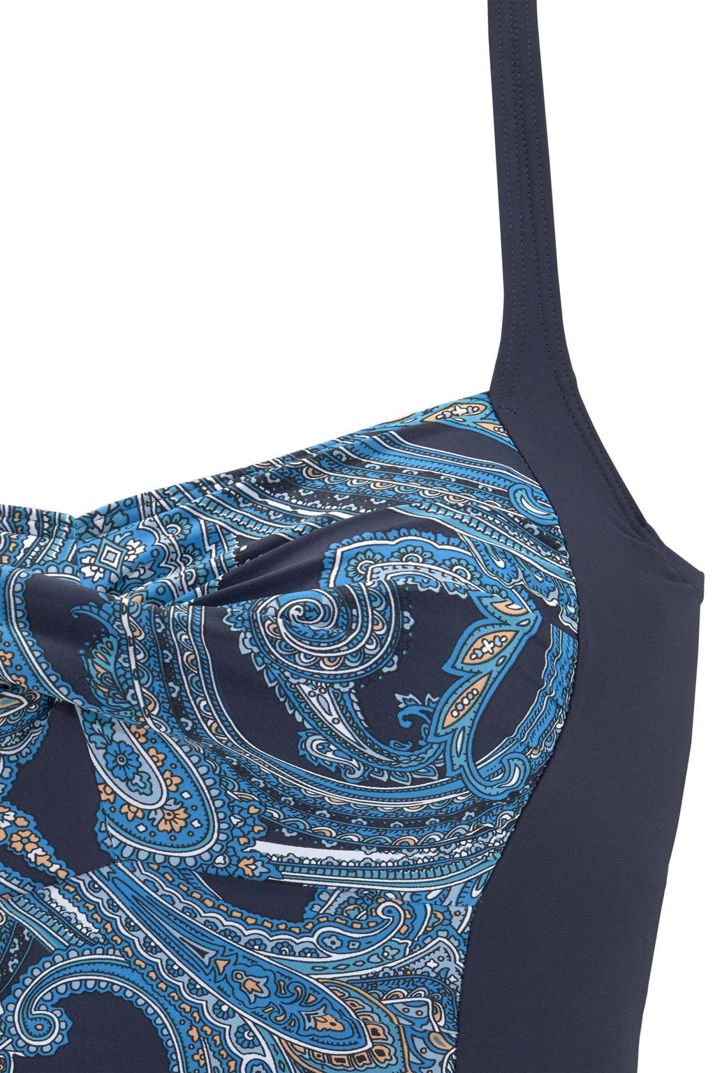 Lascana tankini bikinitop met beugel donkerblauw