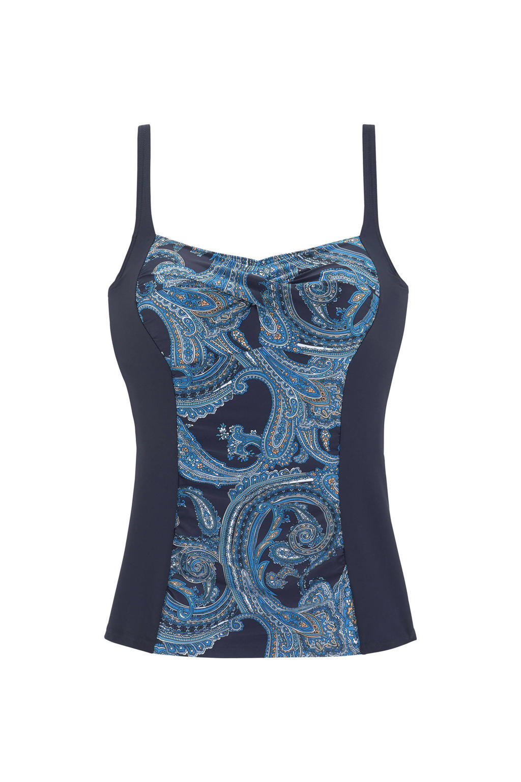 Lascana tankini bikinitop met beugel donkerblauw