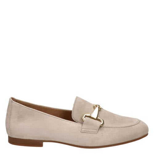 Gabor suède loafers beige afbeelding