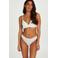 Hunkemöller string Lola met ribstructuur wit