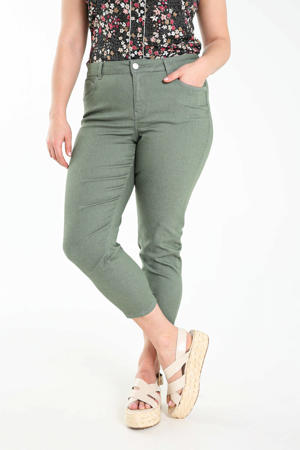 slim fit jeans groen