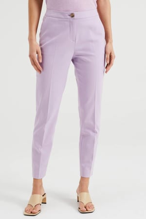 straight fit pantalon lila