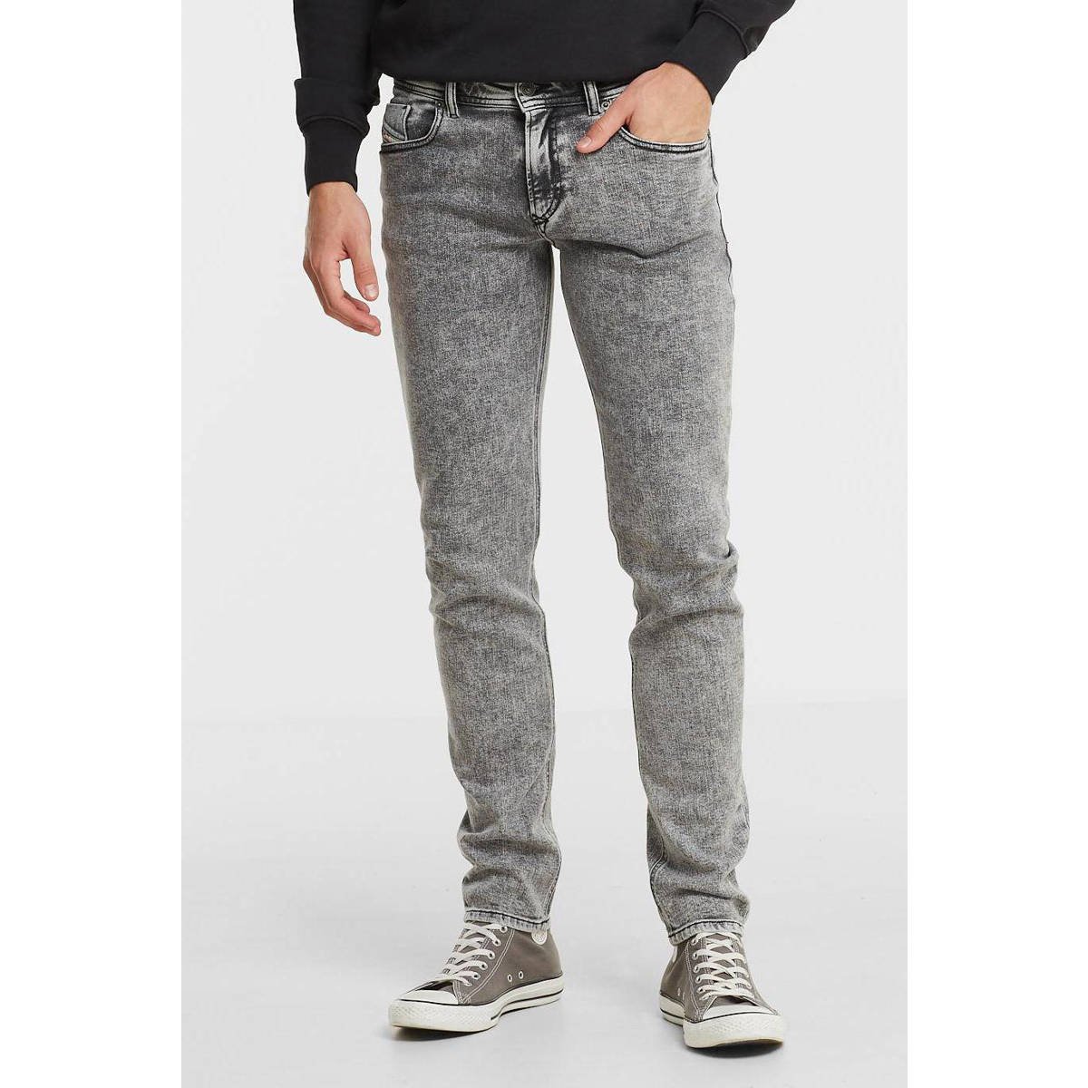 Diesel skinny jeans Sleenker grijs