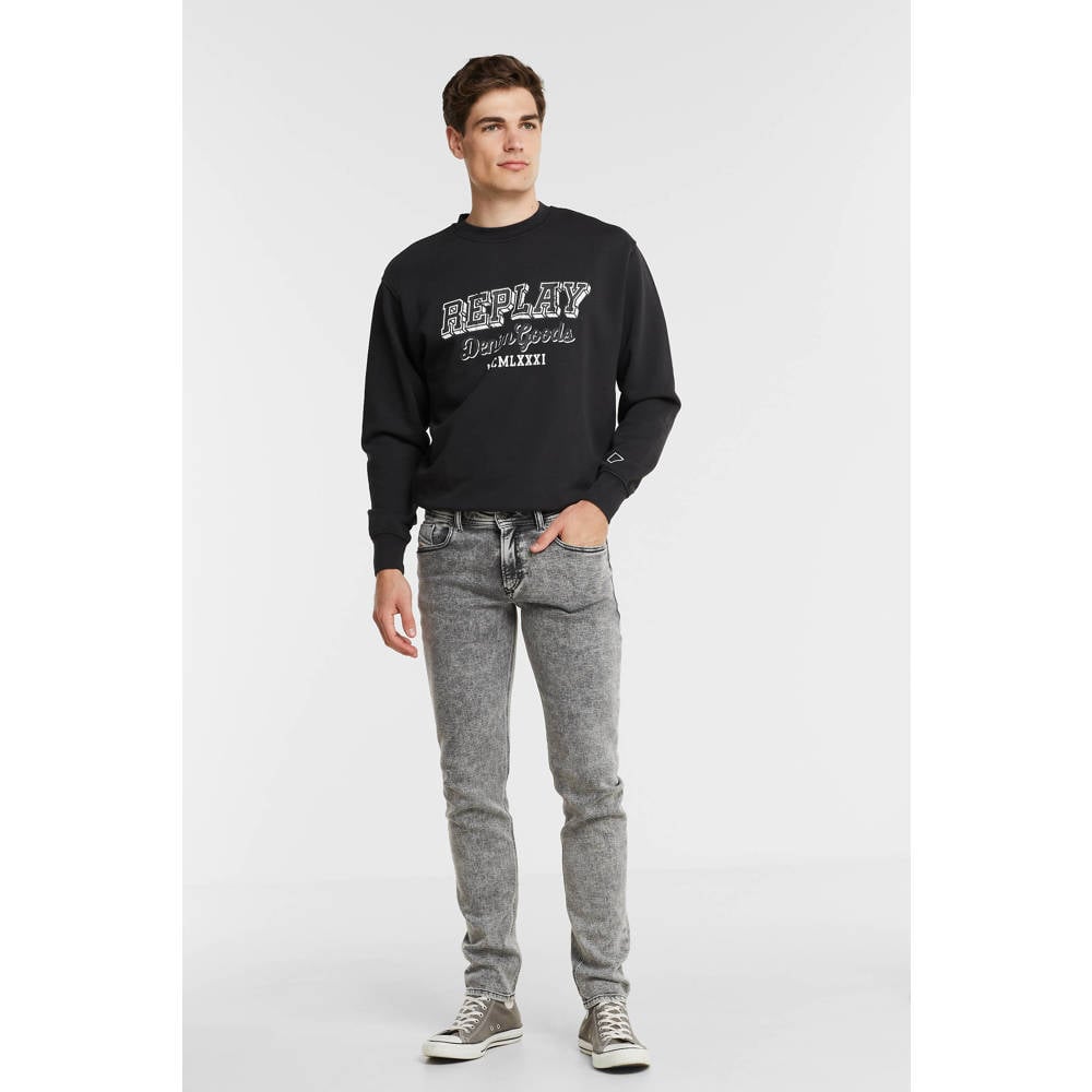 Diesel skinny jeans Sleenker grijs