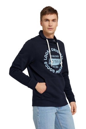 hoodie met logo sky captain blue