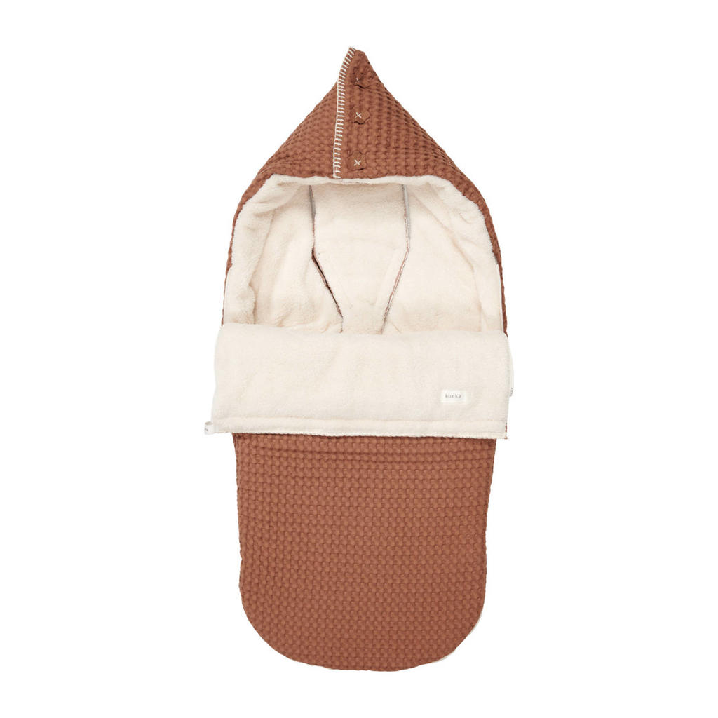 Koeka Oslo buggy voetenzak teddy hazel/pebble