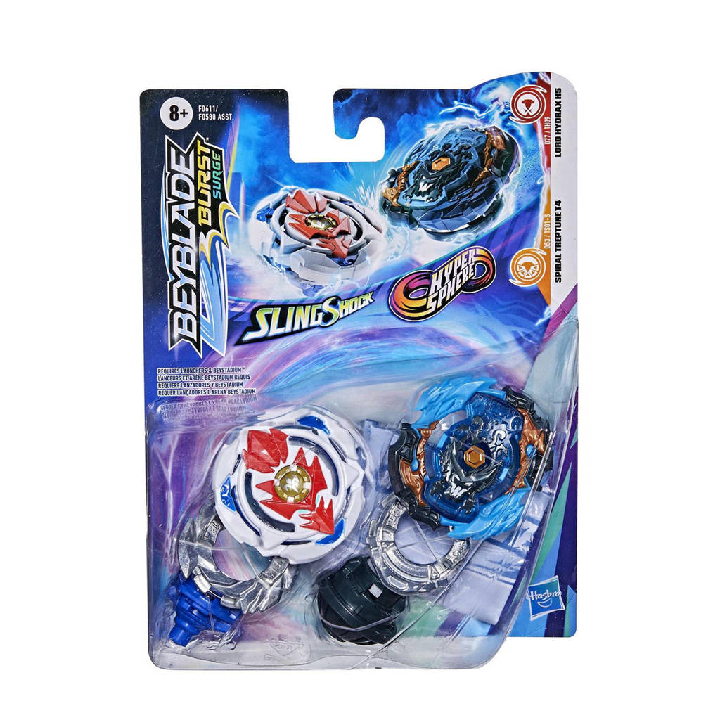 Beyblade Beyblade - Slingshock Spiral Treptune & Hypersphere Lord Hydrax