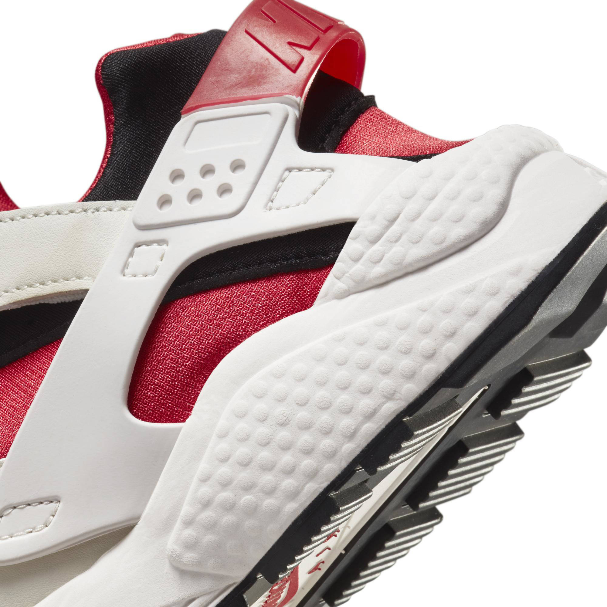 Nike Air Huarache sneakers ecru rood zwart wehkamp