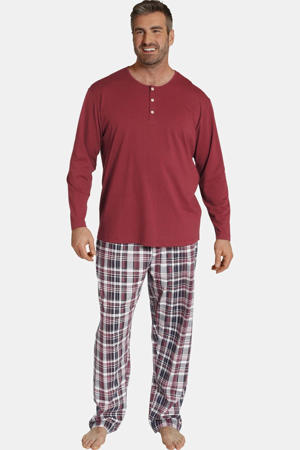 3-delige pyjama LORD ENDA donkerblauw/rood
