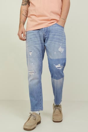 tapered fit jeans JJIFRANK LEEN ge 505 blue denim