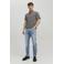 JACK & JONES JEANS INTELLIGENCE JJIMIKE JJORIGINAL tapered fit jeans blue denim