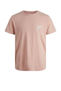 JACK & JONES ORIGINALS T-shirt JORBREEZY coral pink