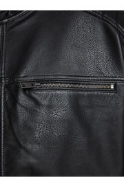 thumbnail: JACK & JONES PLUS SIZE imitatieleren jas zwart