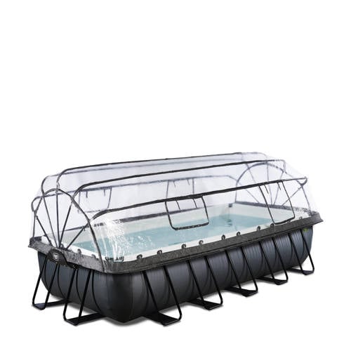 Exit Toys Black Leather EXIT Black Leather zwembad met zandfilterpomp en overkapping afbeelding