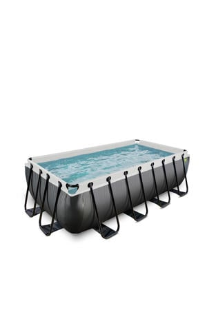 Black Leather EXIT Black Leather zwembad met filterpomp